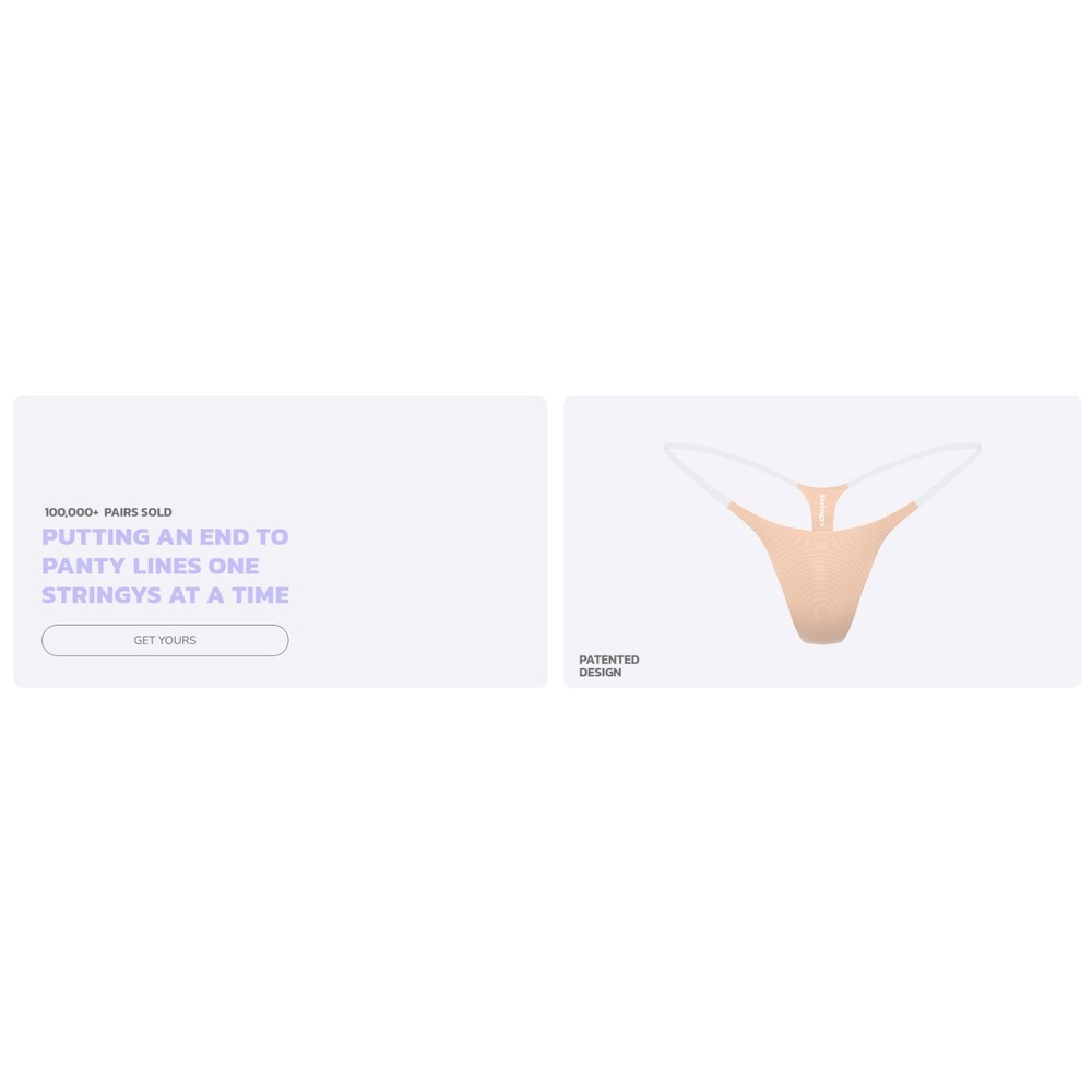 Stringys Panties women as seen on "Shark Tank." #001 - Picture 2 of 5